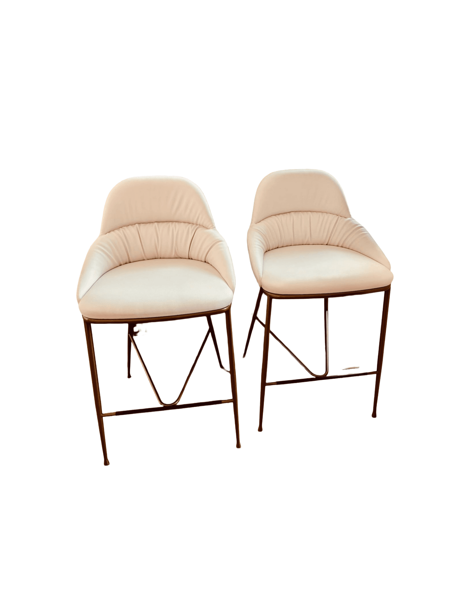 Bontempi Casa “Queen” Bar Stools (Set of 2)