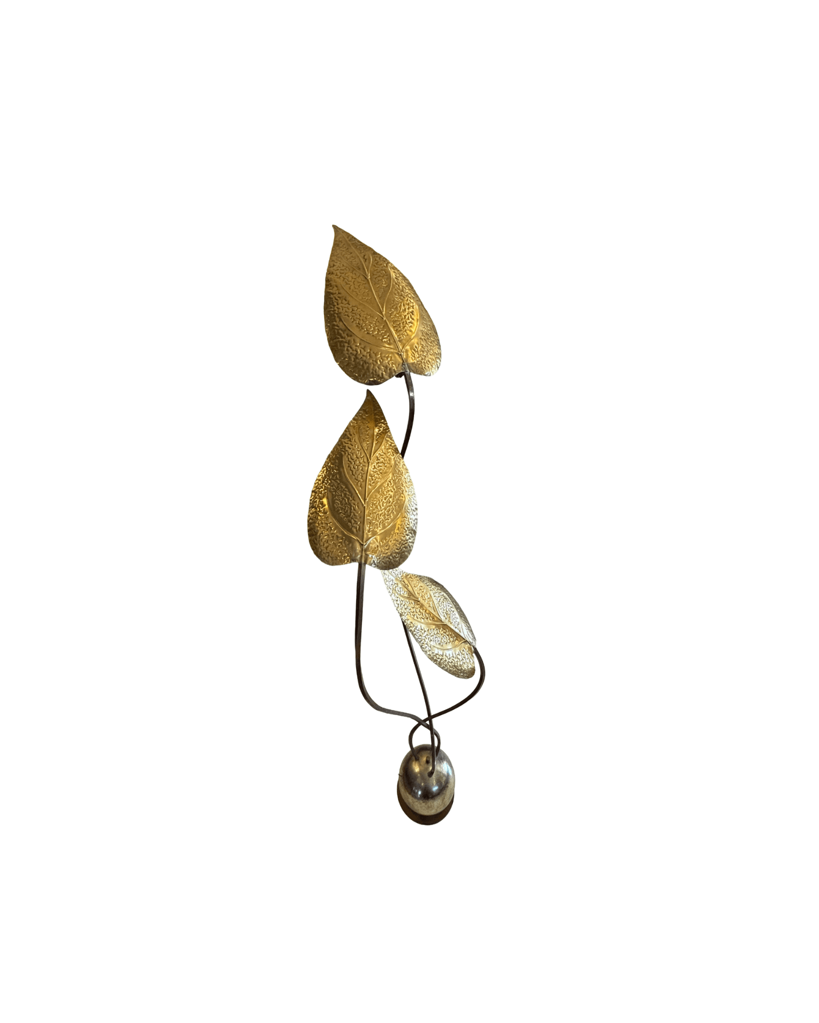 Vintage Italian Brass 3-Arm Floor Lamp by Tommaso Barbi, 1970s